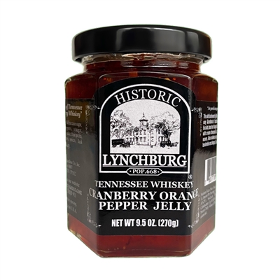 Historic Lynchburg Tennessee Whiskey Cranberry Orange Pepper Jelly