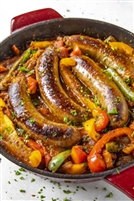 Historic Lynchburg Sausage, Peppers & Spiced Curry Ketchup