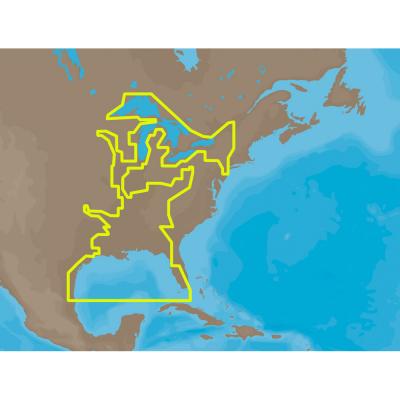 C-MAP MAX NA-M023 - U.S. Gulf Coast &amp; Inland Rivers - C-Card