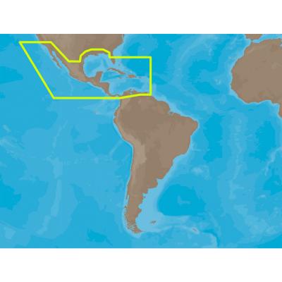 C-MAP MAX NA-M027 - Central America &amp; The Caribbean - SD Card