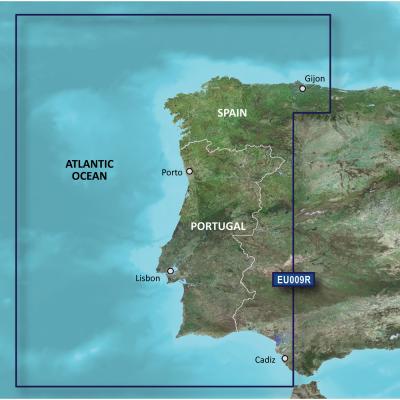 Garmin BlueChart g3 Vision HD - VEU009R - Portugal  NW Spain - microSD/SD