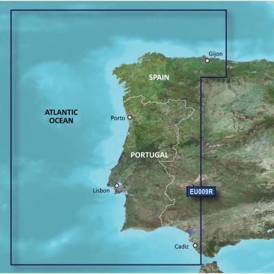 Garmin BlueChart g3 HD - HXEU009R - Portugal  Northwest Spain - microSD/SD