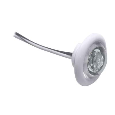 Innovative Lighting LED Bulkhead/Livewell Light &quot;The Shortie&quot; White LED w/ White Grommet