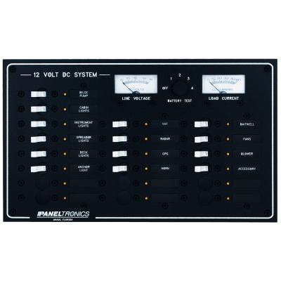 Paneltronics Standard DC 20 Position Breaker Panel &amp; Meter