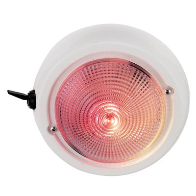Perko Dome Light w/Red &amp; White Bulbs