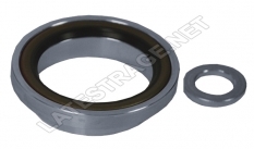 VW SAND SEAL FOR BOLT ON PULLEY, WITH RETAINER