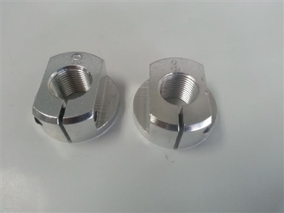 Aluminum Spindle nuts , LINK PIN AND COMBO SPINDLES **PAIR** 9616