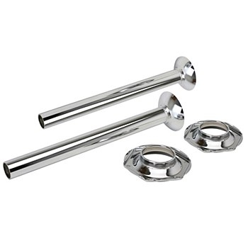 Chrome Steel Swing Axle Tubes With Flanges (PAIR)  AC501150C