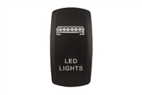 Rocker switch Cover "LED LIGHTS" K four Carling Style Contura 65-160