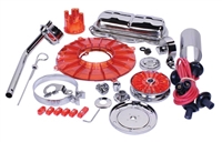 EMPI Engine Trim Super Chrome / Red Dress Up Kit VW Bug Buggy VW Beetle 8653