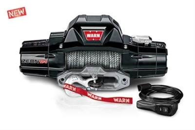 Warn ZEON 12-S Recovery 12000lb Winch with Spydura Synthetic Rope - 95950