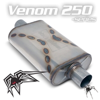 Black Widow Venom 250-series muffler - 3.0" center/center