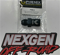 PHENIX IND 3/8 Female Quick Connector To AN-08 Adapter EFI LS FUEL RAIL