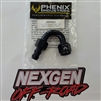 PHENIX IND -8 AN AN8 Push Lock 150 Degree Hose End Fitting Aluminum Black J208150-3