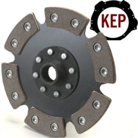 Kennedy 9" 228MM 6 Puck Clutch Discs  Spline 1-1/8x10 Spline