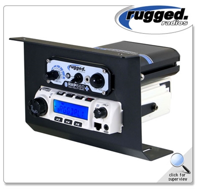 Rugged-Radios RM60,100,50,45 Intercom&Radio mount for Polaris RZR XP1000