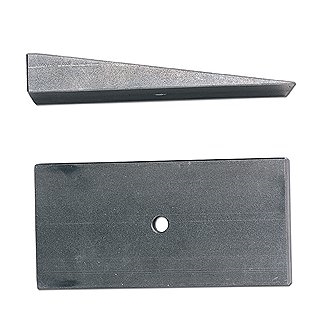 Axle Shims, 8.0 degree, 2.5" wide, steel wedge, caster pinion angle, RE1469