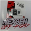 Micro SD 2GB Card and Adapter
