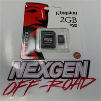Micro SD 2GB Card and Adapter