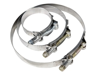 Off-Road Stainless Steel T-Bolt Clamps TB325 3 1/4 TO 3 9/16