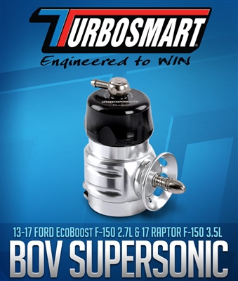 Turbosmart BOV Supersonic 2013+ F150 3.5L and 2.7L EcoBoost - Black
