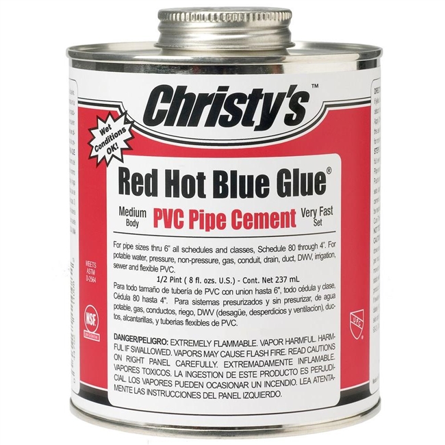 Aquascape Christy's Red Hot Blue Glue - 4oz