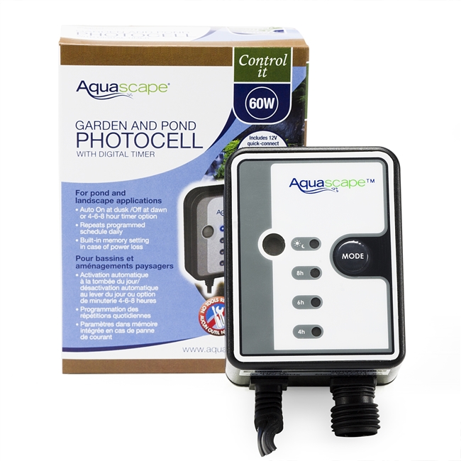 Garden and Pond Photocell with Digital Timer Aquascape
