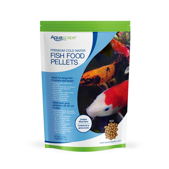 Aquascape Premium Cold Water Fish Food Pellets 4.4lbs - Large Pellets