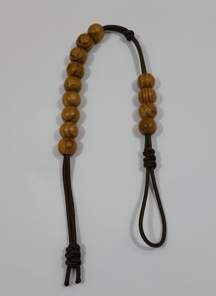 Copper Paracord Pace Counter Ranger Beads