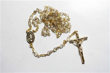 Dark Clear Crystal Rosary