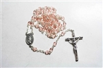 Pink Crystal Rosary