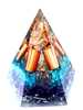 Crown Chakra - Orgone pyramid - aquamarine &