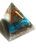 Turquoise & labradorite Orgone Extra  Large Pyramid - (4G/5G) protector
