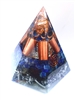 throat Chakra - Orgone pyramid - lapis lazuli and pyrite (5G)