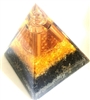 Tourmaline, citrine, Orgone Extra  Large Pyramid - highest quality