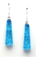 Maui Rainbow Jewelry. Handmade Hawaii fused glass.  Ocean  sparkle on turquoise glass