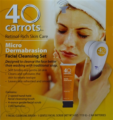 40 Carrots Retinol-Rich Skin Care Facial Cleansing Set