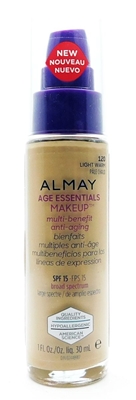 Almay Age Essentials Makeup SPF15 120 Light Warm 1 Fl Oz.