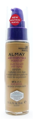 Almay Age Essentials Makeup SPF15 160 Medium Warm 1 Fl Oz.