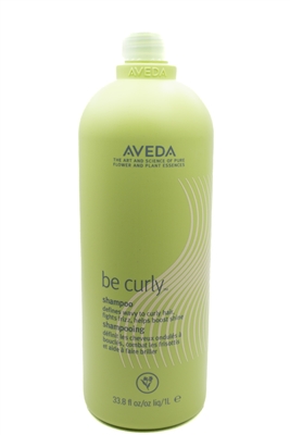Aveda BE CURLY Shampoo defines Wavy or Curly Hair  33.8 fl oz