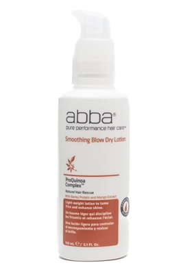 abba SMOOTHING BLOW DRY LOTION Pro Quinoa Complex. Natural Hair Rescue   5.1 fl oz