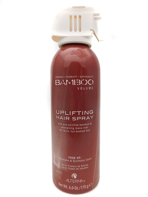 Alterna BAMBOO Volume Uplifting Hair Spray with Eco-Certified Bamboo and Energizing Maca Root for Thick Full-Bodied Hair  6oz