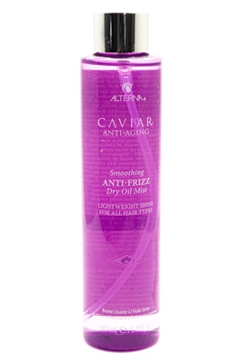Alterna CAVIAR Anti-Aging Smoothing Anti-Frizz Dry Oil Mist, Lightweight Shine for All Hair Types Hair  5 fl oz