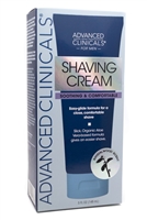 Advanced Clinicals for Men SHAVING CREAM, Sandalwood Scent,  5 fl oz