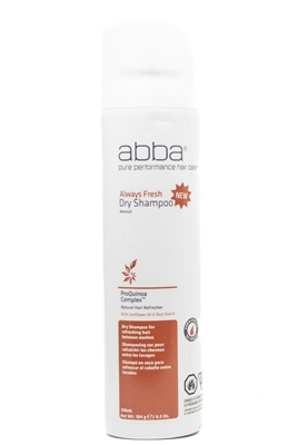 abba Always Fresh DRY SHAMPOO Pro Quinoa Complex. Natural Hair Rescue   6.5oz
