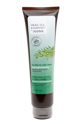 AHAVA Dead Sea Essentials Tea Tree Oil Foot Cream   5.1oz