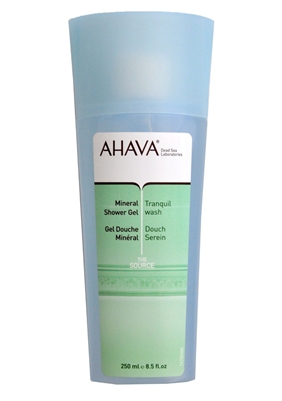 Ahava Mineral Shower Gel Tranquil Wash 8.5 Oz