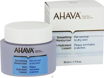 Ahava Smoothing Moisturizer For Normal to Dry Skin 1.7 Oz