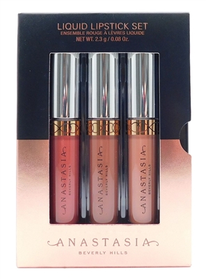Anastasia Liquid Lipstick Set: Dazed, Bittersweet, Hudson (each .08 Oz.)