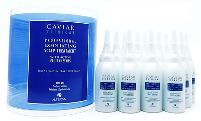 Alterna Caviar Clinical Professional Exfoliating Scalp Treatment 12 Vials (each .5 Fl Oz.)